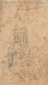 Un sepulcro en la carretera cerca de Capua de John Robert Cozens
