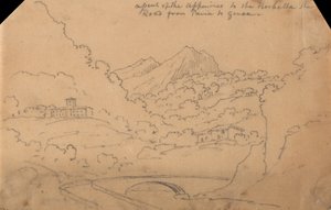 Subida de los Apeninos a la Rochetta de John Robert Cozens