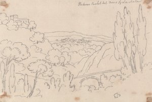 Entre Castel del Bosco y La Scala de John Robert Cozens