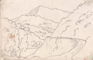 Entre Tavarnelle y Capriano de John Robert Cozens