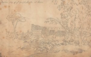 Lado roto del Anfiteatro de Roma de John Robert Cozens