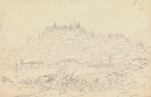 Convento de Monte Olivetto, cerca de Florencia de John Robert Cozens