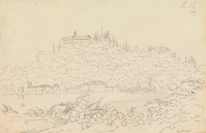 Convento de Monte Olivetto, cerca de Florencia de John Robert Cozens