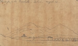 Fortaleza en el Boschetto, Portici, 26 de agosto de John Robert Cozens