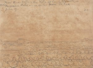 Desde Mirabella, la Villa del Conde Algarotti en las Colinas Euganeas de John Robert Cozens