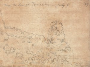 Desde la Posada de Terracina de John Robert Cozens