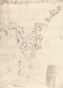 Gruta de Posillipo de John Robert Cozens