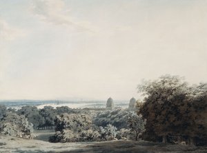 Londres desde Greenwich Hill de John Robert Cozens