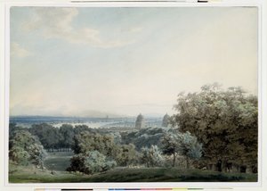 Londres desde Greenwich Hill, c.1791 de John Robert Cozens