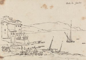 Mola di Gaeta de John Robert Cozens