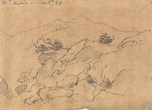 Mont Cenis, 20 de octubre de John Robert Cozens