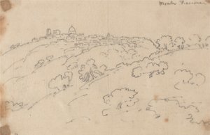 Monte Fiascone de John Robert Cozens