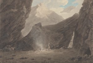 Cerca de Chiavenna, en los Grisones de John Robert Cozens