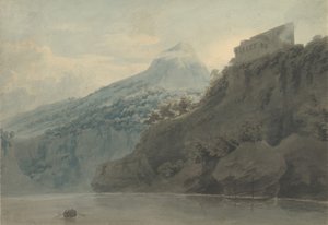 En el Golfo de Salerno cerca de Vietri, septiembre de 1782 o más tarde de John Robert Cozens