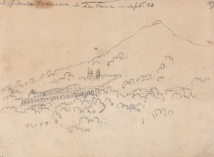 Santa Francesca en La Cava, 20 de septiembre de John Robert Cozens