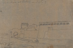 Orilla del mar en Portici, 7 de septiembre de John Robert Cozens