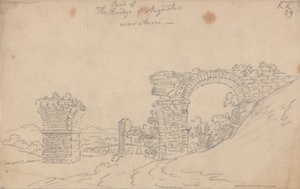 El puente de Augusto, cerca de Narni de John Robert Cozens