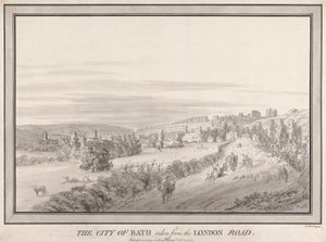 La ciudad de Bath tomada desde London Road