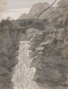 Las cataratas del Reichenbach de John Robert Cozens