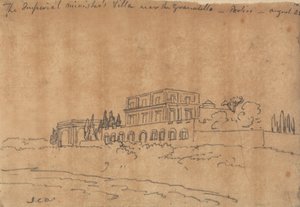 La Villa del Ministro Imperial cerca del Granabello, Portici, 28 de Agosto de John Robert Cozens