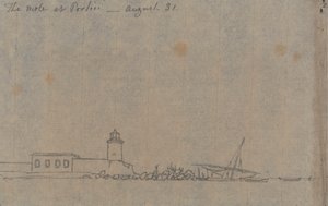 La Mole en Portici, 31 de agosto de John Robert Cozens