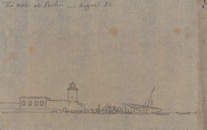 La Mole en Portici, 31 de agosto de John Robert Cozens