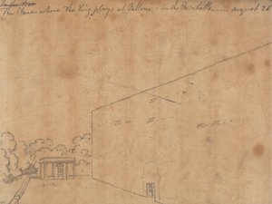 El lugar donde juega el Rey en Palloni de John Robert Cozens