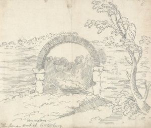 Arco romano de Canterbury de John Robert Cozens