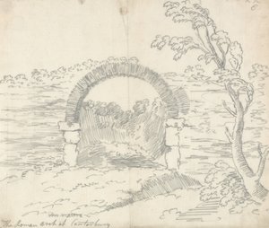 Arco romano de Canterbury de John Robert Cozens