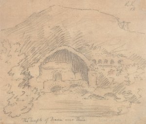 El Templo de Diana cerca de Baia
