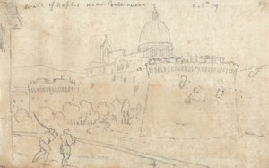 La Muralla de Nápoles cerca del Ponte Nuovo de John Robert Cozens