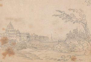 Vista del Vaticano de John Robert Cozens