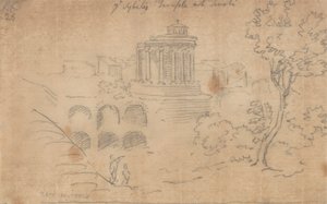 Templo de Ye Sybil en Tivoli de John Robert Cozens