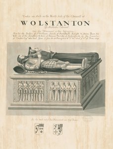 Iglesia de Wolstanton - Tumba de Sir William Sneide y Dame Anne de John Robert Fernyhough