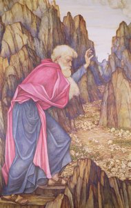 La visión de Ezequiel de John Roddam Spencer Stanhope