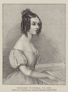Princesa Victoria, en 1834 de John Rogers Herbert