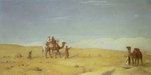 El Valle de Moisés, en el Desierto del Sinaí, 1866 de John Rogers Herbert
