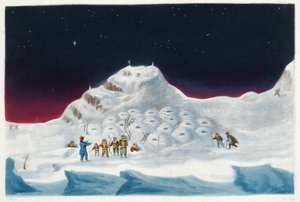 North Hendon, cabañas de nieve de los Boothianos, de 