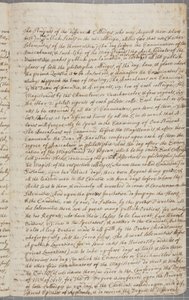 Carta de John Row, un estudiante en St Andrews, a su tío, 1691
