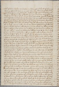 Carta de John Row, un estudiante en St Andrews, a su tío, 1691 de John Row