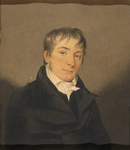 Retrato de hombre desconocido de John Rubens Smith