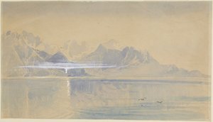 Temprano por la mañana en Montreux de John Ruskin