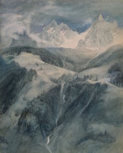 La Cascada de la Locura, Chamonix de John Ruskin