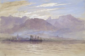 Mañana de primavera, con viento del noreste, en Vevey, mayo-junio de 1849 o 1 de mayo de 1869 de John Ruskin