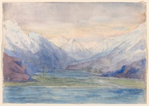 paisaje de montaña de John Ruskin