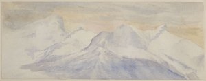 Alpes nevados de John Ruskin