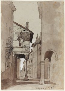 Calle en Bolonia de John Ruskin
