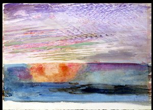 Atardecer en Herne Hill a través del humo de Londres, 1876 de John Ruskin
