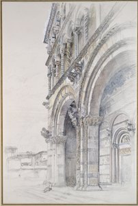 El Duomo de San Martino, Lucca, julio - agosto 1874 de John Ruskin