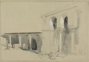 La Gran Plaza en Torcello, 1850 de John Ruskin